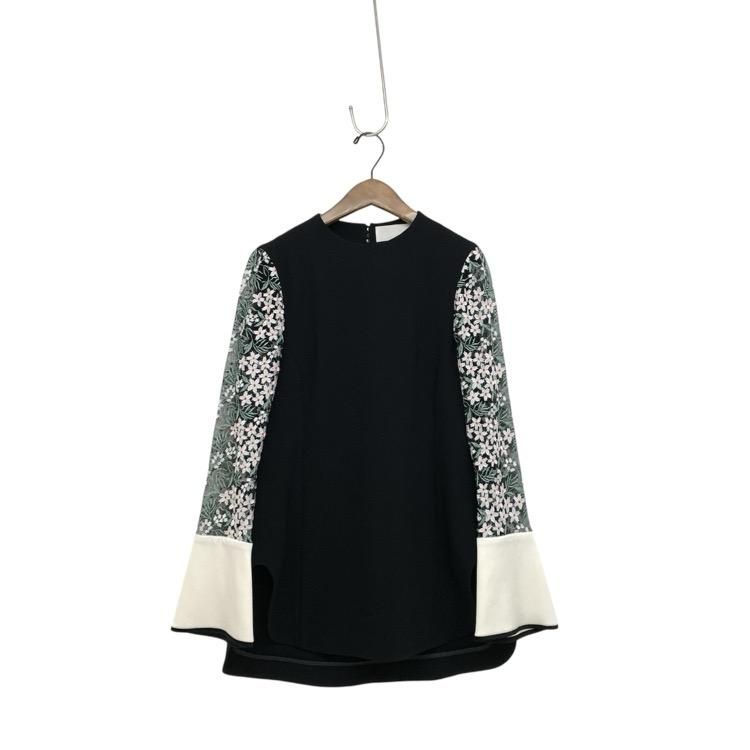 Mame Kurogouchi ޥ᥯ Floral Lace Sleeve Shirt 졼꡼֥֥饦 2 MM23PS-SH736
