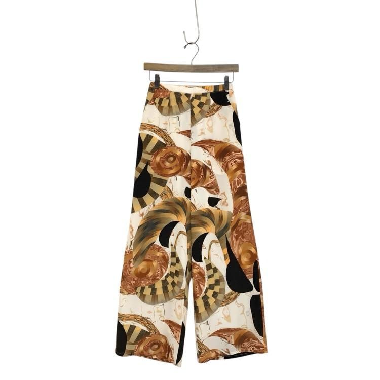 Mame Kurogouchi ޥ᥯ Marble Print Trousers ޡ֥ץȥѥ ۥ磻 1 MM23FW-PT021