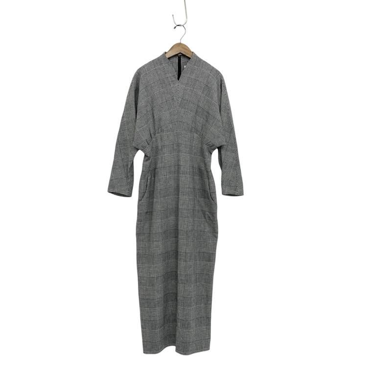 Mame Kurogouchi ޥ᥯ Houndstooth Geometric Plaid Dress Сԡ MM23PS-DR705