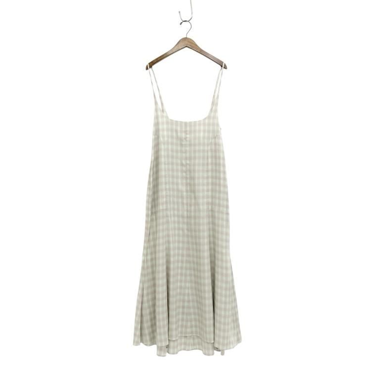 Mame Kurogouchi ޥ᥯ Linen Mix Ombre Check Camisole Dress ߥԡ 4 MM23SS-DR006