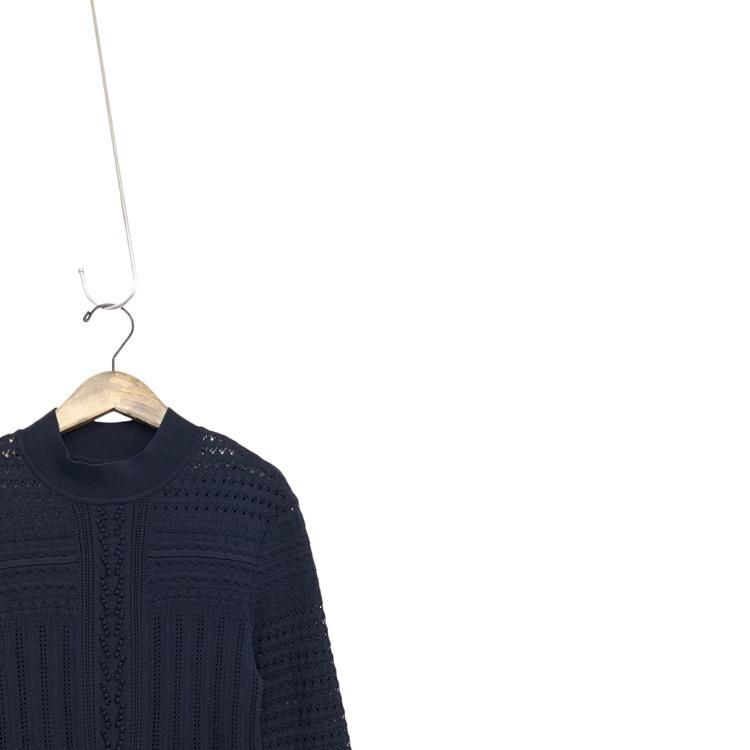 Mame Kurogouchi マメクロゴウチ Lace Stripe Knitted Dress Mame Kurogouchi マメクロゴウチ Lace Stripe Knitted Dress
