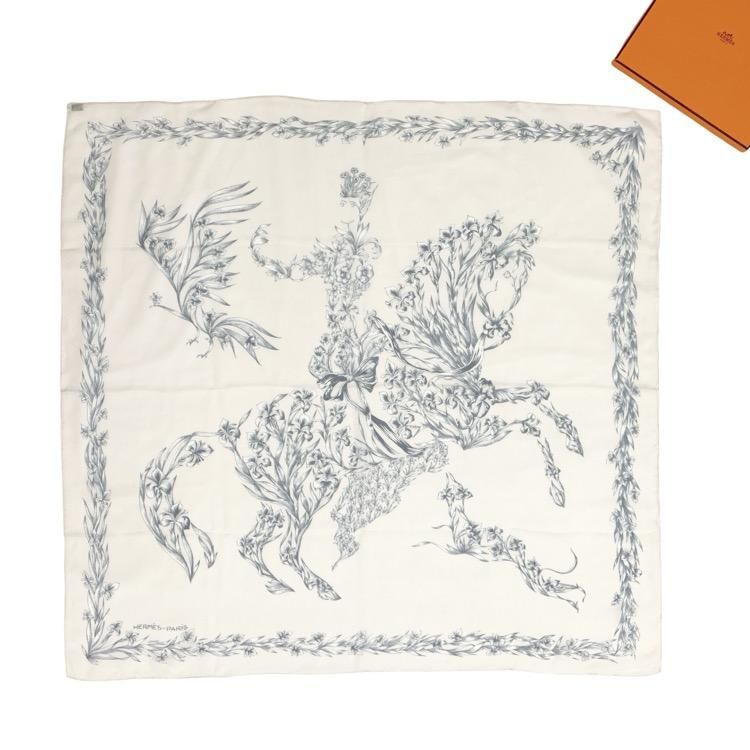 HERMES ᥹ 90 ⥹ Cheval Fleuri/ֺ餯 ܥ꡼