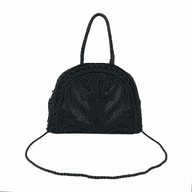 Mame Kurogouchi ޥ᥯ Cording Embroidery Demi Lune Handbag ɻɽХå MM-AC404