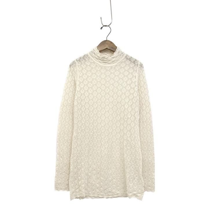 Mame Kurogouchi ޥ᥯ Knitted Lace Top 졼˥åȥåȥ ۥ磻 2 MM21PS-KN728