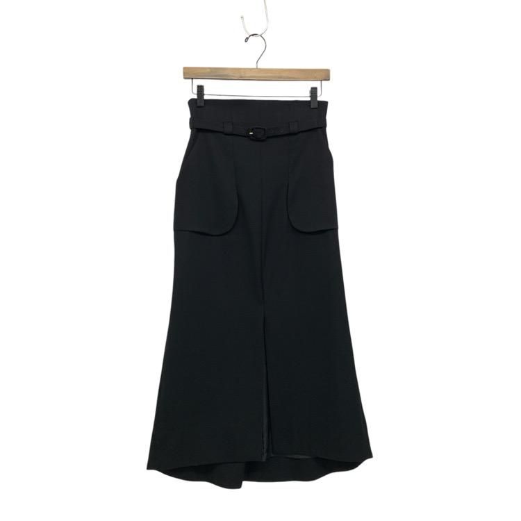 Mame Kurogouchi ޥ᥯ 12 Basic Wool Belted Skirt ١å٥ȥ 1 MK02-SK012