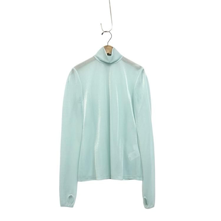 Mame Kurogouchi ޥ᥯ Lame Jersey High Neck Sheer Top ᥷åȥ 2 MM24SS-JS054