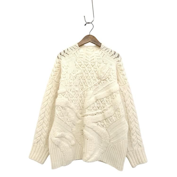 Mame Kurogouchi ޥ᥯ Floral Motif Chunky Knitted Top եե˥å 1 MM24FW-KN098