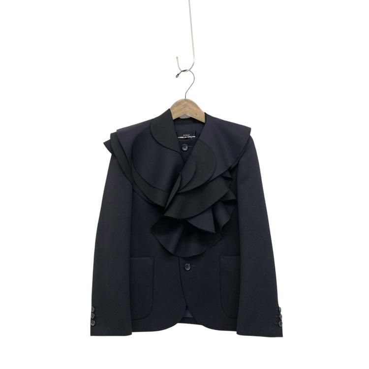 tricot COMME des GARCONS ȥꥳǥ륽 Cut-off drape collar jacket 㥱å S TE-J001
