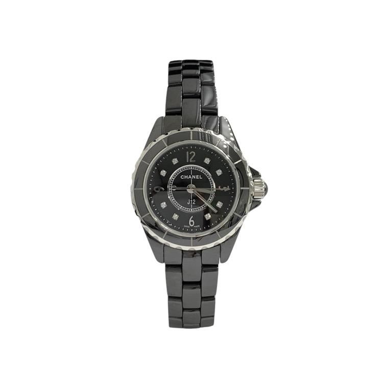 CHANEL ͥ J12 29mm ߥåƥ 8P ǥå ֥å H2569