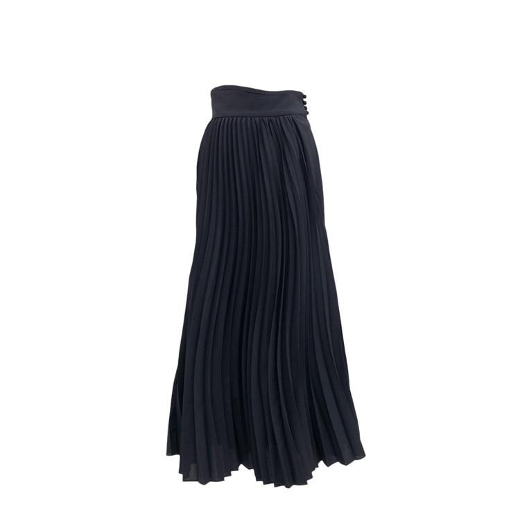 Mame Kurogouchi ޥ᥯ Curved Pleated Flared Skirt ֥ץ꡼ĥ 2 MM22FW-SK042