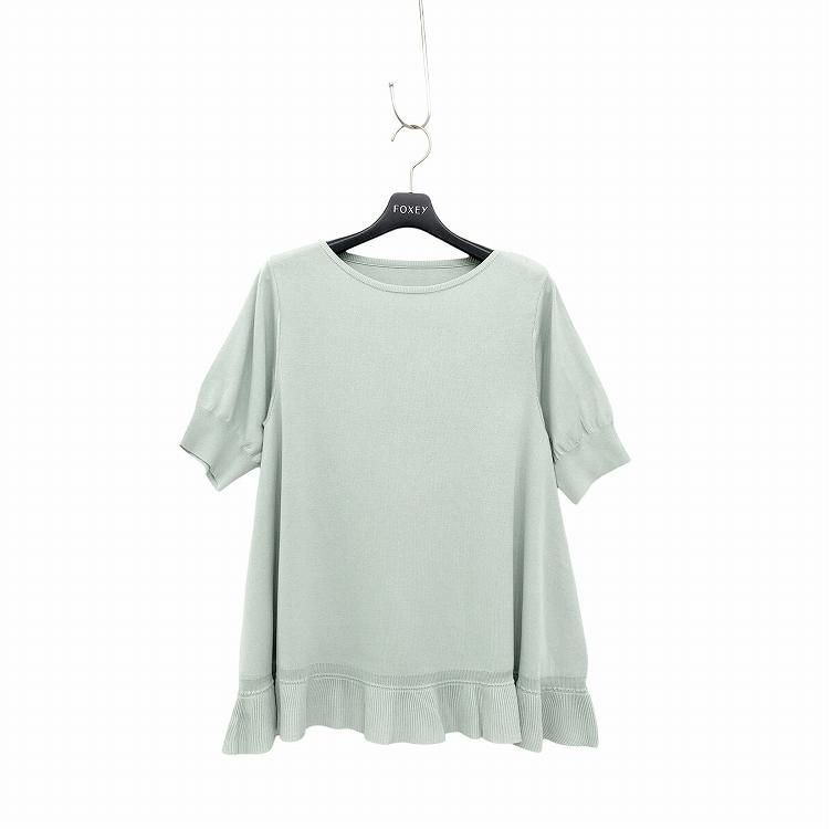 FOXEY - FOXEY(フォクシー) 半袖セーター サイズ38 M レディース