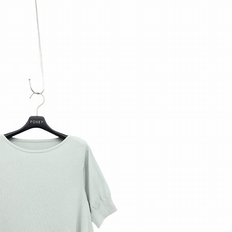 驚きの値段 FOXEY フォクシー セーター Aラインフレア ペタル ニットトップ トップス