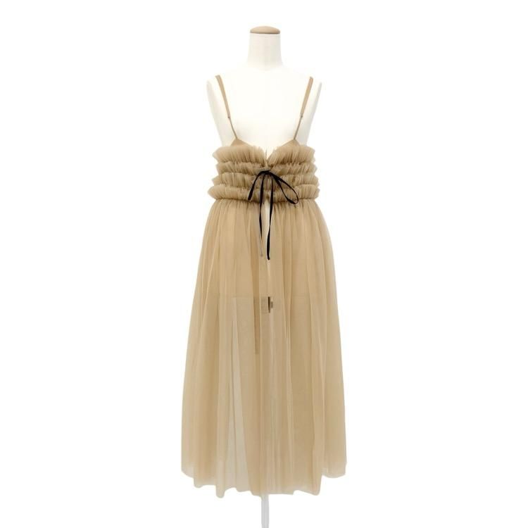 RYU KAGA 奦 Commerbund tulle skirt ޡХɥ塼륹 ԡ 38 83RS03F