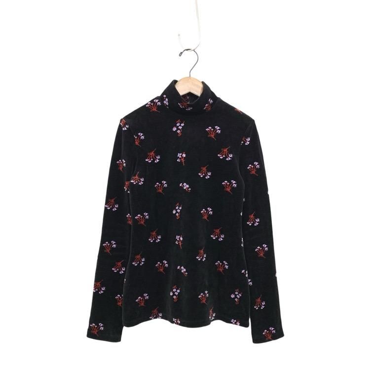 Mame Kurogouchi ޥ᥯ Floral Velour Jacquard High Neck Top ٥åȥ 1 MM22PF-JS707