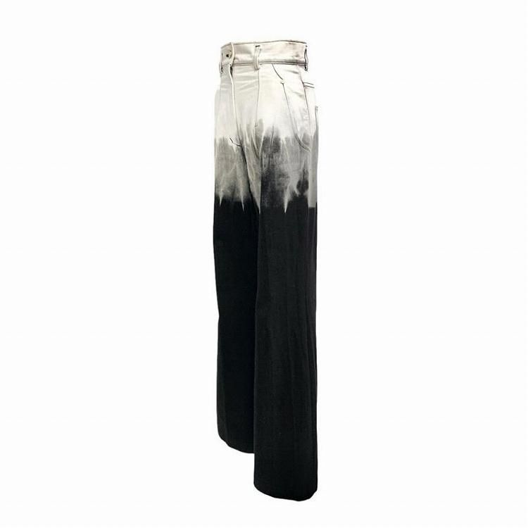 megumi　MOパンツ　IVR0 Mame Kurogouchi マメクロゴウチ Gradient Dye Flare Jeans ムラ