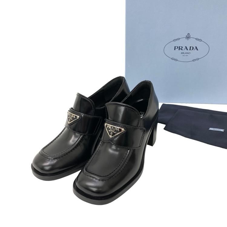 PRADA ץ ֥åɥ쥶 ϥҡե ֥å 38 1D223N