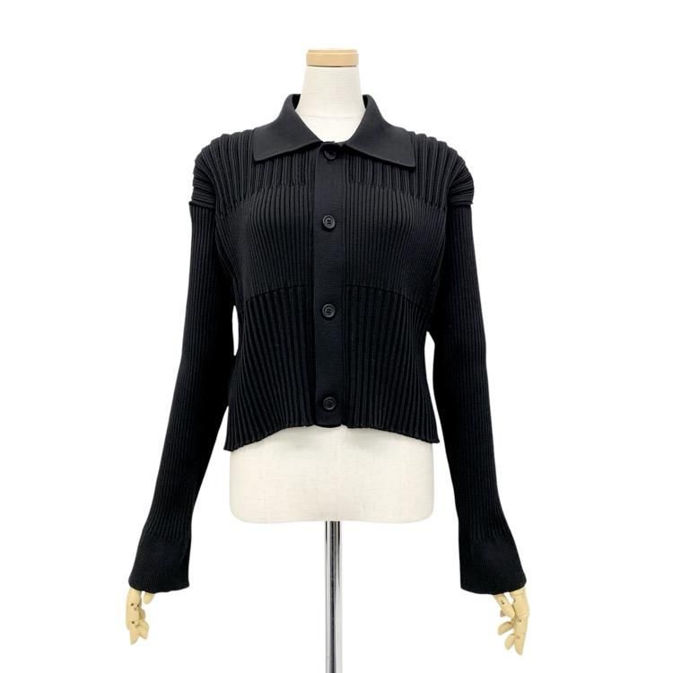 CFCL ե FLUTED CROPPED SHIRT CARDIGAN ե롽ƥå ǥ ֥å 3 CF006KE013