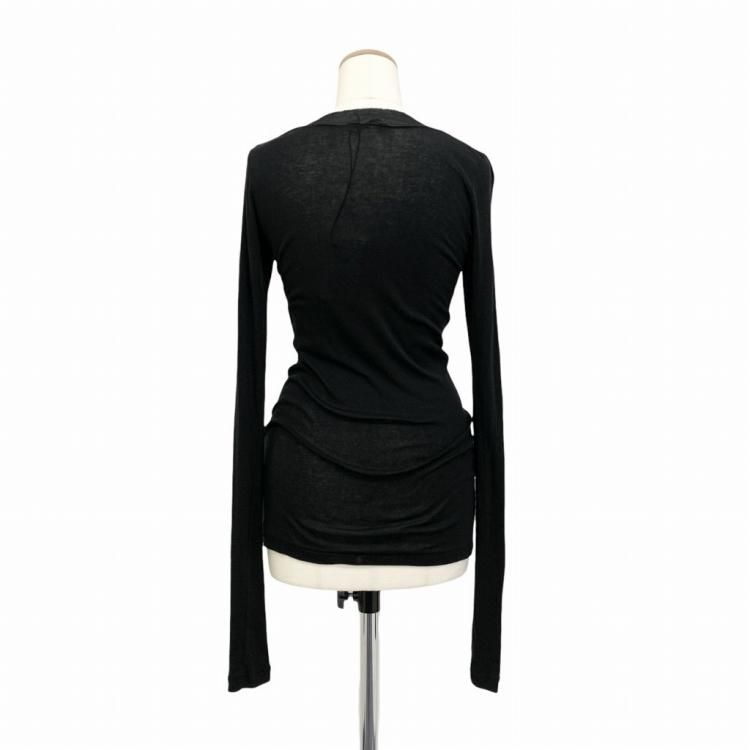 AURALEE オーラリー GIZA SUPER HIGH GAUGE SHEER RIB L/S TEE