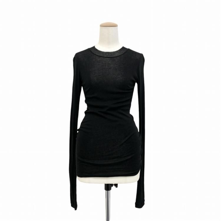 AURALEE ꡼ GIZA SUPER HIGH GAUGE SHEER RIB L/S TEE T åȥ 1 A22SP02HF