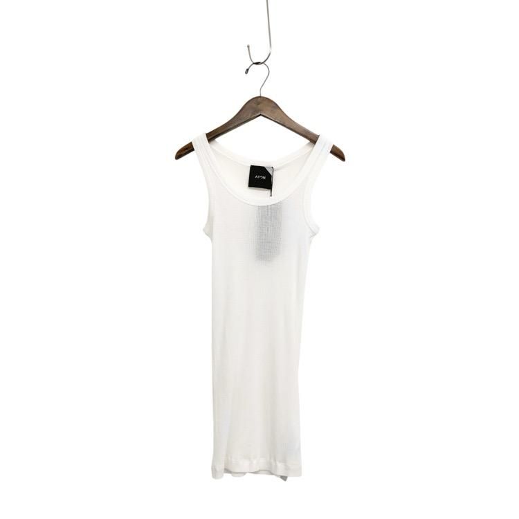 ATON ȥ FRESCA RIB TANK TOP ֥󥯥ȥå åȥ ۥ磻 02 KKAGBM0005