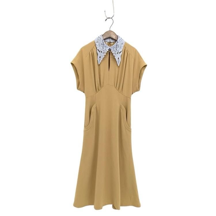 Mame Kurogouchi ޥ᥯ Silk Lace Collar A-Line Dress 졼顼ԡ 1 MM18SS-DR003