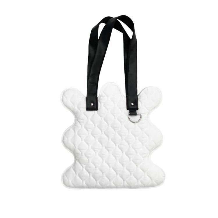 nori enomoto ΥꥨΥ wave tote bag / white quilting  ȡ Хå ۥ磻