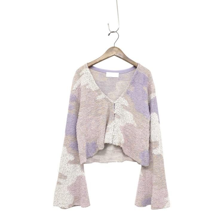 Mame Kurogouchi ޥ᥯ Pastel Fog Knitted Cardigan ѥƥեǥ 2 MM22SS-KN013