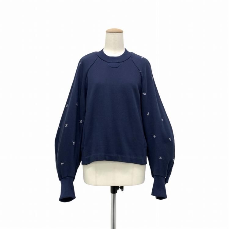 Mame Kurogouchi ޥ᥯ Floral Motif Embroidered Sweat shirts ɽå 2 MM22PF-JS501