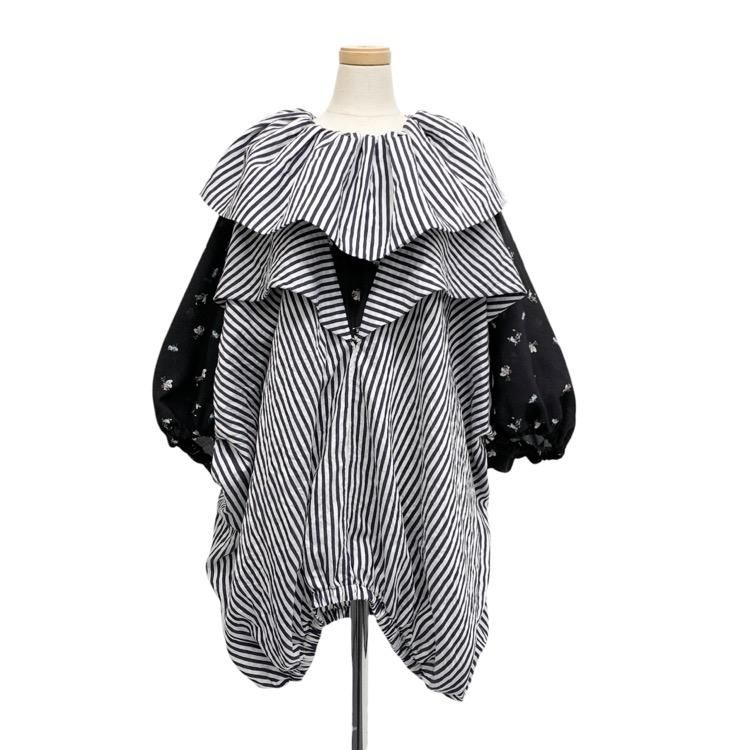 DECO depuis 1985 ǥɥԥ奤 BIRD FLOWER blouse Ļȥ饤ץץȥ֥饦 DC25SSFSH16-A