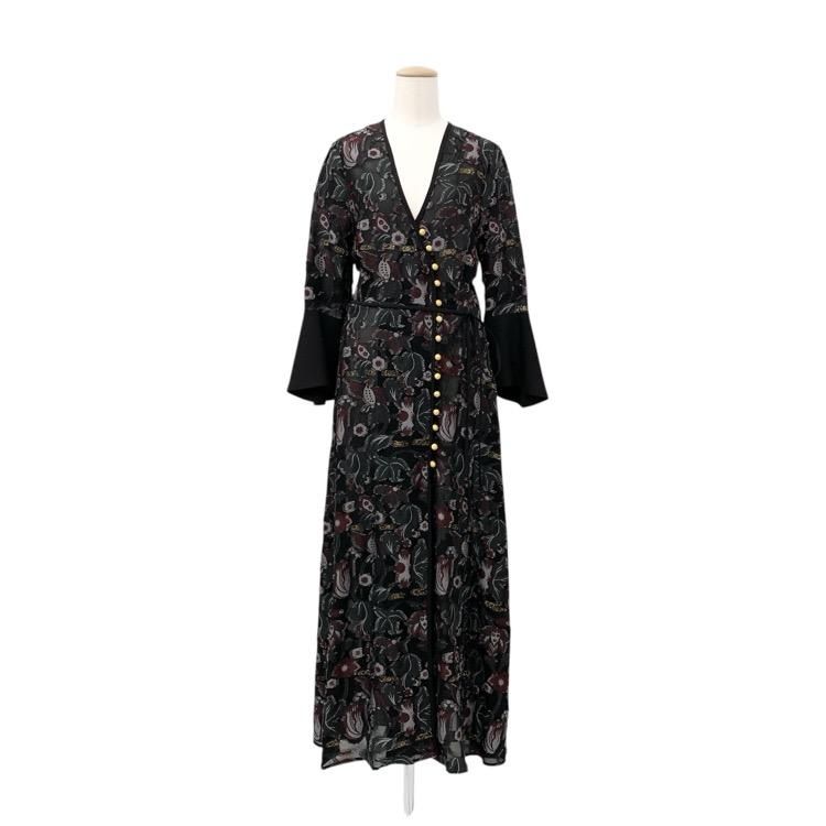 <img class='new_mark_img1' src='https://img.shop-pro.jp/img/new/icons11.gif' style='border:none;display:inline;margin:0px;padding:0px;width:auto;' />Mame Kurogouchi ޥ᥯ Floral Cut Jacquard Dress 㥬ɥ졼ԡ 1 MM16AW-DR019