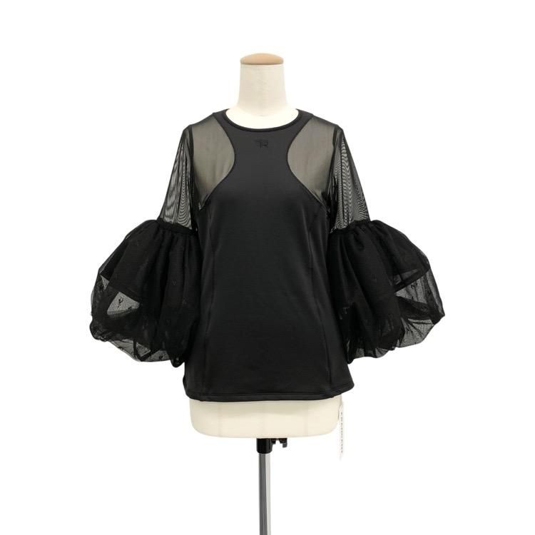 <img class='new_mark_img1' src='https://img.shop-pro.jp/img/new/icons11.gif' style='border:none;display:inline;margin:0px;padding:0px;width:auto;' />FRANGANT ե󥴥 Padded sleeve skin tops ѥ˥꡼֥ȥåץ åȥ 25010103
