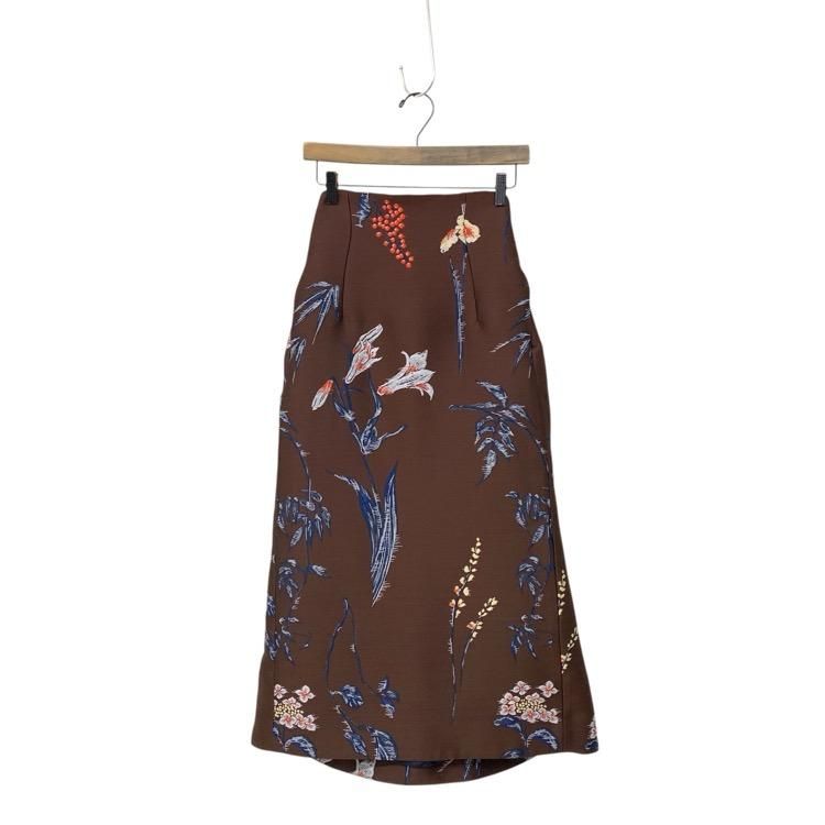 <img class='new_mark_img1' src='https://img.shop-pro.jp/img/new/icons11.gif' style='border:none;display:inline;margin:0px;padding:0px;width:auto;' />Mame Kurogouchi ޥ᥯ Flower Double Cloth Skirt ե֥륯 2 MM18AW-SK043