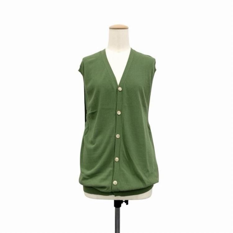 AURALEE ꡼ SUPER HARD TWIST WOOL KNIT V-NECK VEST ˥åVͥå٥ 3 A24SV03YW