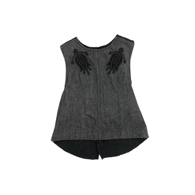 Mame Kurogouchi マメクロゴウチ Embroidered Denim Tops コード