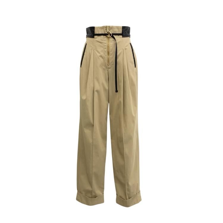 <img class='new_mark_img1' src='https://img.shop-pro.jp/img/new/icons11.gif' style='border:none;display:inline;margin:0px;padding:0px;width:auto;' />Mame Kurogouchi ޥ᥯ High Waisted Chino Wide Trousers Υ磻ɥѥ 1 MM21PF-PT705