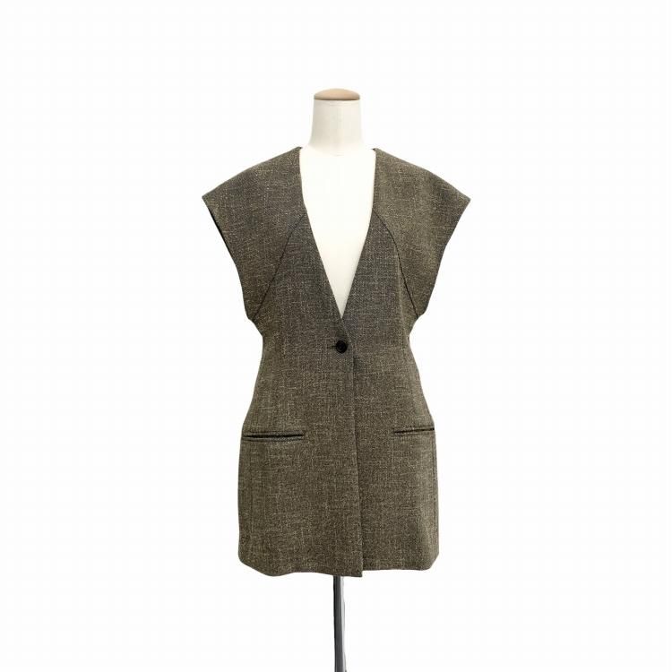 SATORU SASAKI ȥ륵 NO-SLEEVE JACKET ֥åĥɥ ٥ 2 SS22-JK02-102