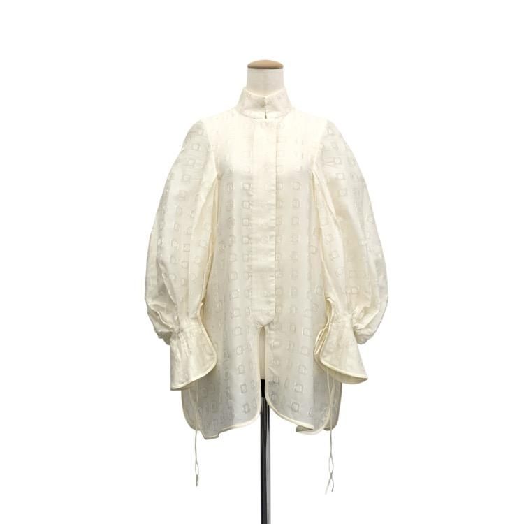 <img class='new_mark_img1' src='https://img.shop-pro.jp/img/new/icons30.gif' style='border:none;display:inline;margin:0px;padding:0px;width:auto;' />Mame Kurogouchi ޥ᥯ Floral Cut-Jacquard Shirt 㥬ɥĥ֥饦 MM20FW-SH041