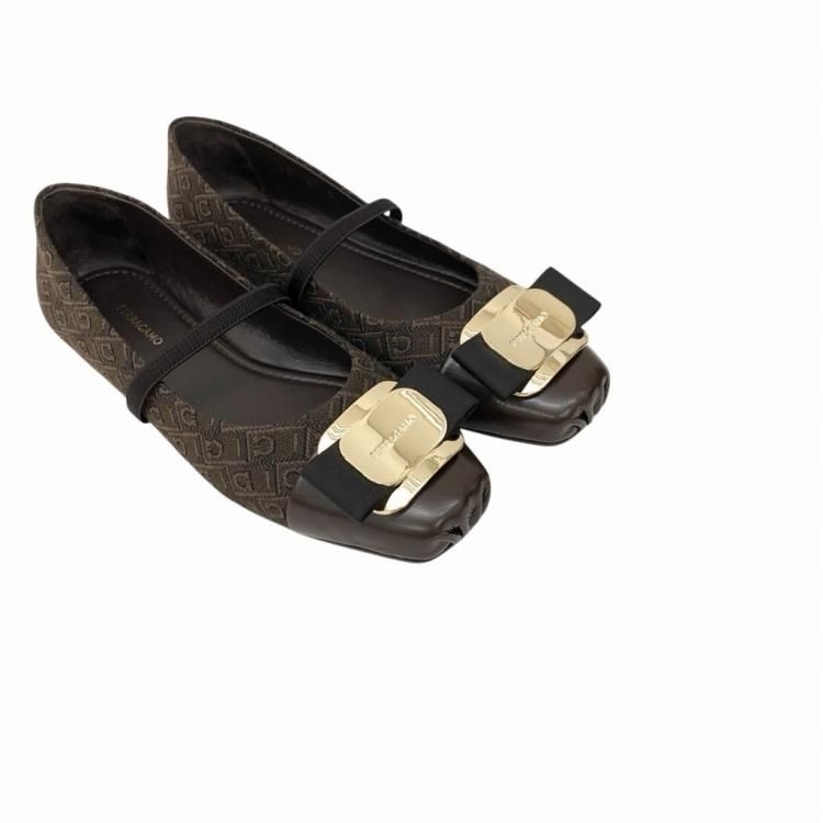 FERRAGAMO ե饬 Х꡼ ˥塼ץ졼 եåȥ塼 ץå 6C
