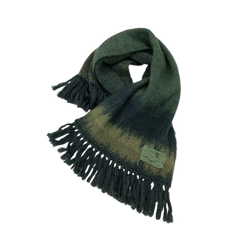 Mame Kurogouchi ޥ᥯ Wool Mohair Knitted Scarf إ˥åȥޥե顼  1 MM22FW-AC504