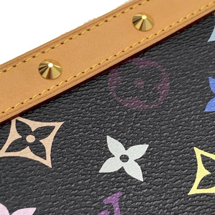 LVルイ・ヴィトンLouis Vuittonマルチカラーアクセサリーポーチ黒 楽天市場】【中古】 LOUIS VUITTON ルイヴィトン マルチカラー