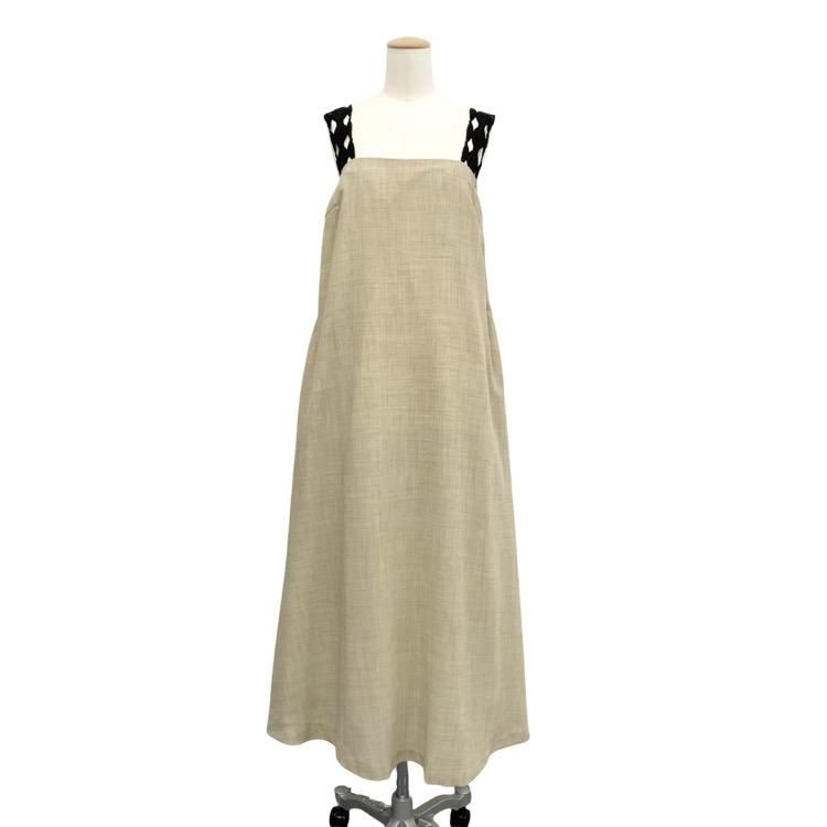 <img class='new_mark_img1' src='https://img.shop-pro.jp/img/new/icons30.gif' style='border:none;display:inline;margin:0px;padding:0px;width:auto;' />AKIRANAKA ʥ Ripped Lace Strap dress 졼ԡ ١ 2 AS2338-BE