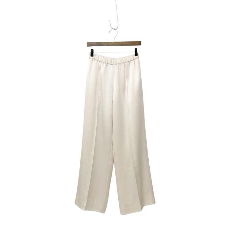 NEAU ˥塼 satin easy pants ƥ󥤡ѥ ߥ륯 0 NEA24SS-PT-02