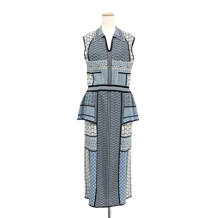 <img class='new_mark_img1' src='https://img.shop-pro.jp/img/new/icons11.gif' style='border:none;display:inline;margin:0px;padding:0px;width:auto;' />Mame Kurogouchi ޥ᥯ Geometric Pattern Knitted Dress ˥åȥԡ 2 MM25SS-KN085