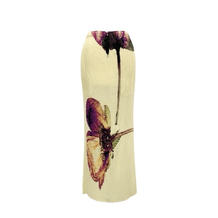 <img class='new_mark_img1' src='https://img.shop-pro.jp/img/new/icons30.gif' style='border:none;display:inline;margin:0px;padding:0px;width:auto;' />ISSEY MIYAKE åߥ䥱 PRESSED FLORA PLEATS SKIRT  եץ꡼ĥ 2 IM51-FG647