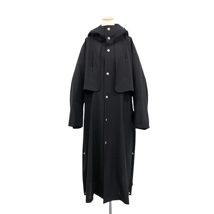<img class='new_mark_img1' src='https://img.shop-pro.jp/img/new/icons11.gif' style='border:none;display:inline;margin:0px;padding:0px;width:auto;' />THE RERACS  饯 HIGH TWIST TROPICAL GANSHIN HOODED CAPE COAT 3WAY 21FW-RECT-300L-J