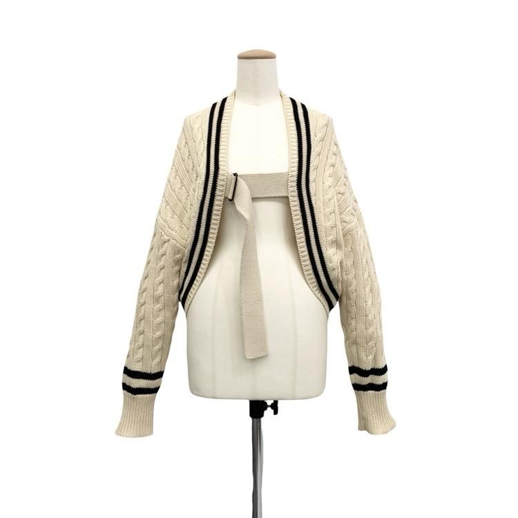 <img class='new_mark_img1' src='https://img.shop-pro.jp/img/new/icons11.gif' style='border:none;display:inline;margin:0px;padding:0px;width:auto;' />HYKE ϥ TILDEN SWEATER BOLERO ǥ󥻡ܥ ֥륫ǥ ܥ꡼ 1 11196