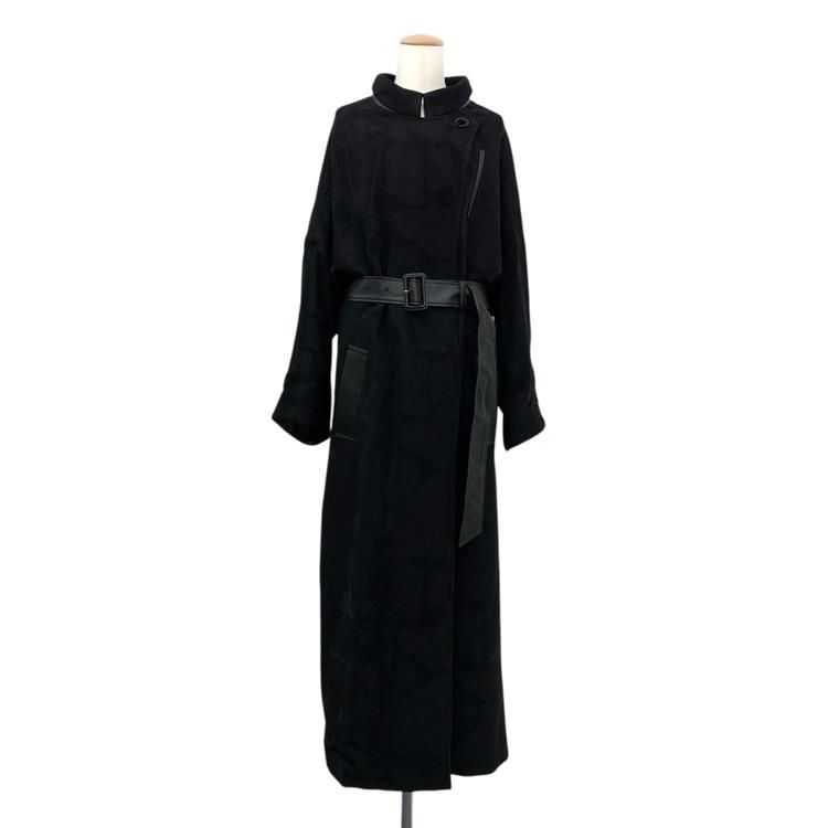 <img class='new_mark_img1' src='https://img.shop-pro.jp/img/new/icons11.gif' style='border:none;display:inline;margin:0px;padding:0px;width:auto;' />Mame Kurogouchi ޥ᥯ Block Jacquard Long Coat ٥㥬ɥ󥰥 1 MM18AW-CO018