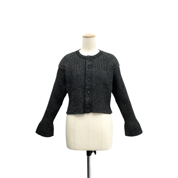 <img class='new_mark_img1' src='https://img.shop-pro.jp/img/new/icons11.gif' style='border:none;display:inline;margin:0px;padding:0px;width:auto;' />CFCL ե FLUTED GLITTER COLLARLESS SHIRT CARDIGAN åǥ 1 CF008KE067