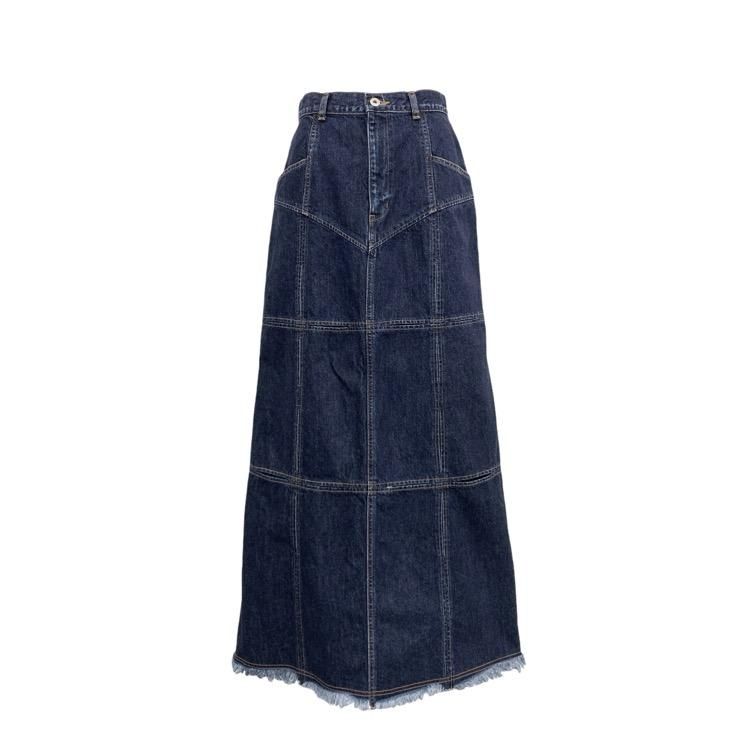 <img class='new_mark_img1' src='https://img.shop-pro.jp/img/new/icons11.gif' style='border:none;display:inline;margin:0px;padding:0px;width:auto;' />FETICO եƥ DENIM SLIT MAXI SKIRT åȥǥ˥  ǥ 2 FTC244-0501