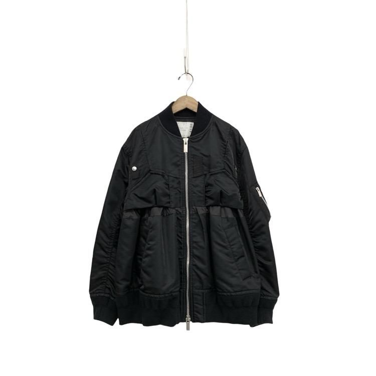 <img class='new_mark_img1' src='https://img.shop-pro.jp/img/new/icons11.gif' style='border:none;display:inline;margin:0px;padding:0px;width:auto;' />sacai  Nylon Twill Mix Blouson MA-1 ֥륾 ʥĥܥС㥱å 3 22-06190